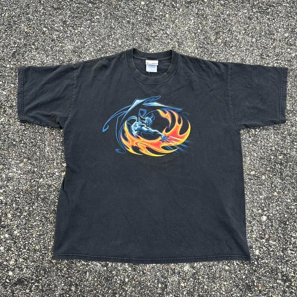 Vintage 90s Disney Villains Mickey Fantasia Chernabog Men's XL Graphic T-shirt